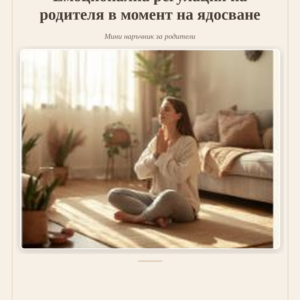 Емоционална регулация на родителя в момент на ядосване