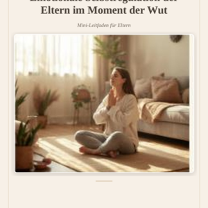Emotionale Selbstregulation der Eltern im Moment der Wut