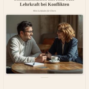 Kommunikation mit Kita oder Lehrkraft bei Konflikten